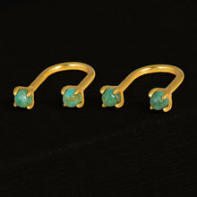 Load image into Gallery viewer, Harper Turquoise Earrings