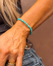 Load image into Gallery viewer, 4-5mm Turquoise Nugget Bracelet