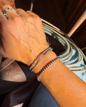 Load image into Gallery viewer, PREORDER Lundy Navajo Style Pearls Bracelet (Copy) - Turnback Pony ™ - Bracelet