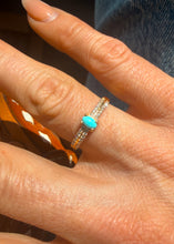 Load image into Gallery viewer, Gold Old English Ring - Turnback Pony ™ - Rings