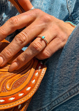 Load image into Gallery viewer, Gold Old English Ring - Turnback Pony ™ - Rings