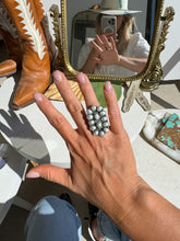 Load image into Gallery viewer, Mother of Pearls Adjustable Ring - Turnback Pony ™ - Ring

