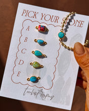 Load image into Gallery viewer, Ashlee Gold Alternating Bracelet with Turquoise