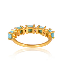 Load image into Gallery viewer, Magnolia Diamond and Turquoise Ring