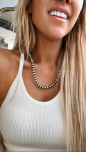 Load image into Gallery viewer, 20” 8mm Navajo Style Pearl Necklace - Turnback Pony ™ - 

