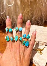 Load image into Gallery viewer, Feather Gold Adjustable Ring - Turnback Pony ™ - Ring
