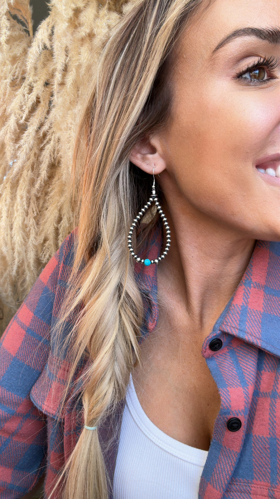 El Dorado Navajo Pearl Style Earrings - Turnback Pony ™ - Earrings
