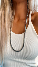 Load image into Gallery viewer, 30” 6MM Navajo Style Pearl Necklace - Turnback Pony ™ - 
