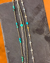 Load image into Gallery viewer, Sterling Silver and Kingman Bracelet Stack
