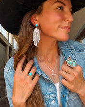 Load image into Gallery viewer, Dad’s Rodeo Queen Earrings - Turnback Pony ™ - Earring
