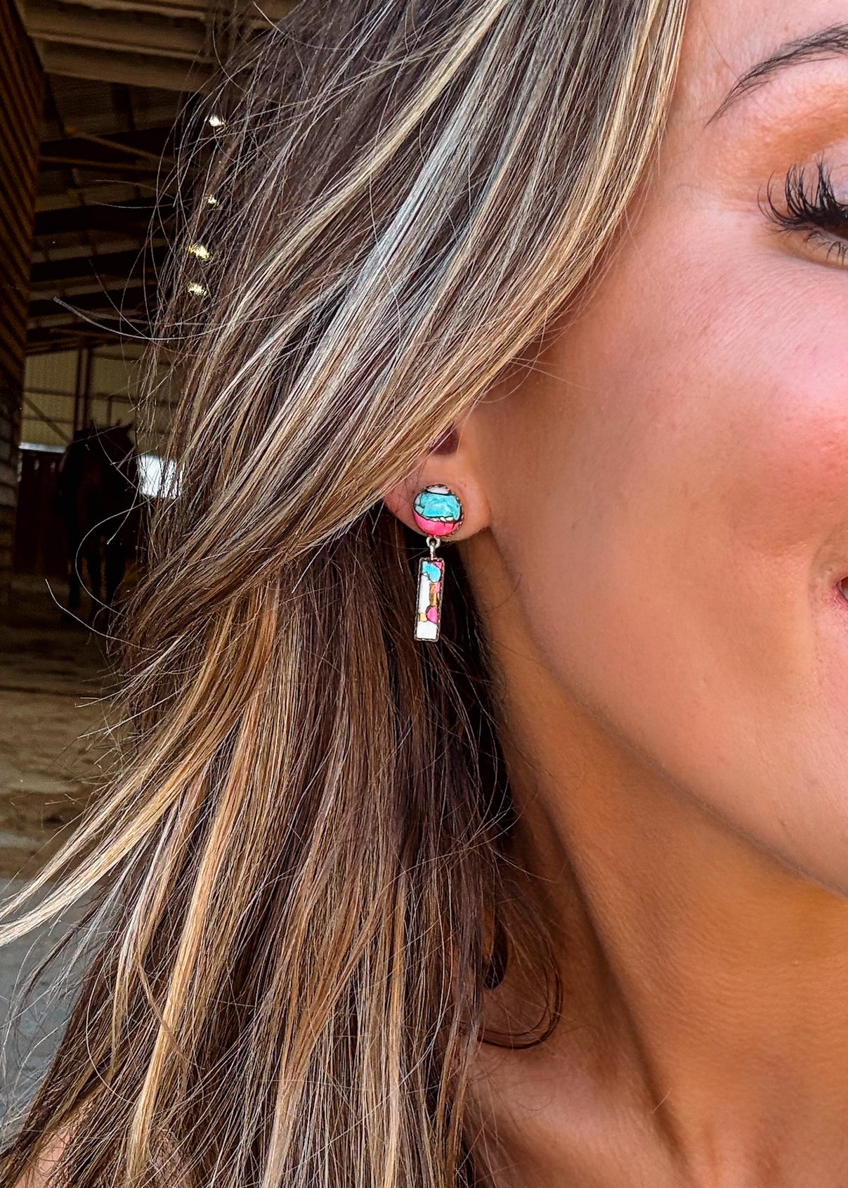 Hallee Earrings - Turnback Pony ™ - Earrings