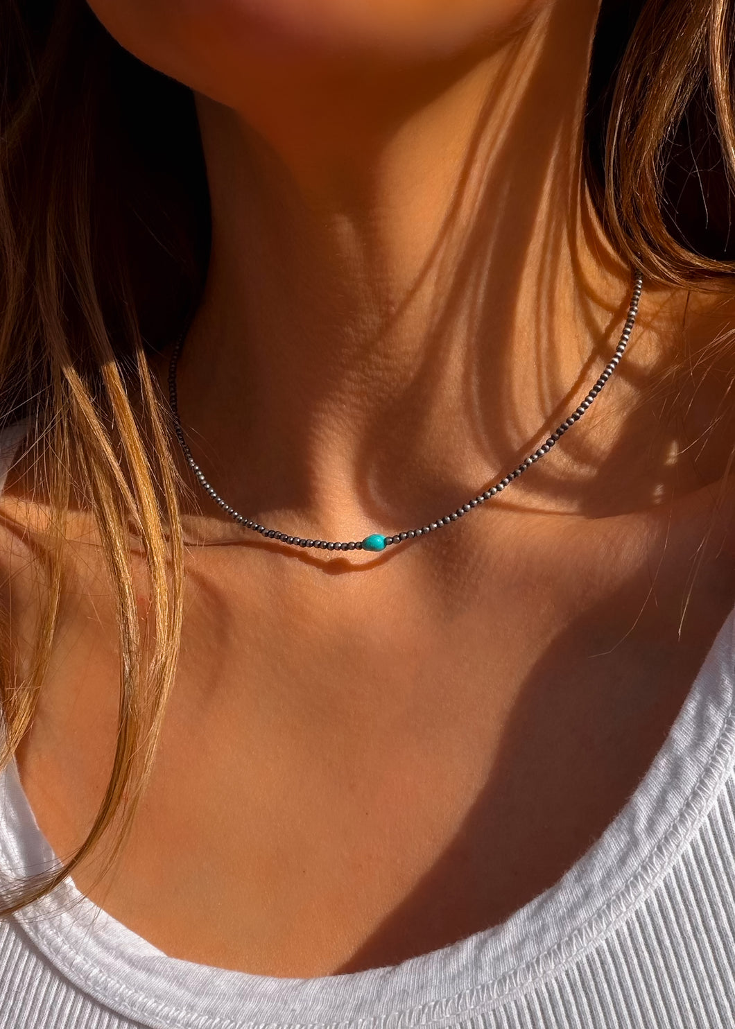 Dekalb Navajo Style Pearl Necklace