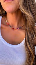Load image into Gallery viewer, Unicorn Rondelle 3mm 14 inch Navajo Style Pearls - Turnback Pony ™ - Necklace
