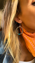 Load image into Gallery viewer, Hamilton Navajo Pearl Style Earrings - Turnback Pony ™ - Earrings
