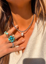 Load image into Gallery viewer, Taylor Wild Horse Navajo Style Pearl Necklace
