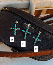Load image into Gallery viewer, Vail Cross Necklace on Paperclip Chain
