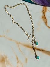 Load image into Gallery viewer, Gold Bronc Lariat Necklace
