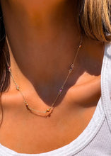 Load image into Gallery viewer, Pink Dahlia Dainty Pony Club Necklace - Turnback Pony ™ - Necklace
