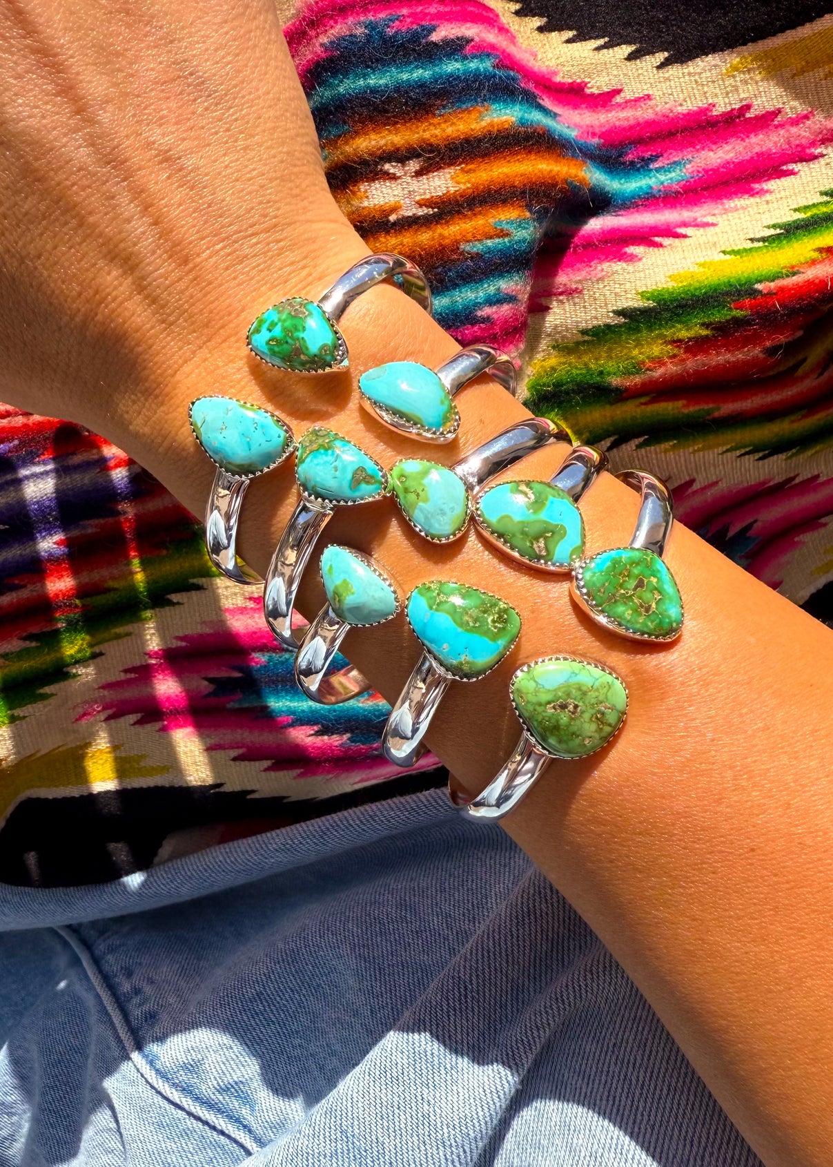 Marais Cuff (pick your stone) - Turnback Pony ™ - Cuff