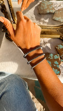 Load image into Gallery viewer, Silver Rondelle Navajo Style Pearls Bracelet - Turnback Pony ™ - Bracelet
