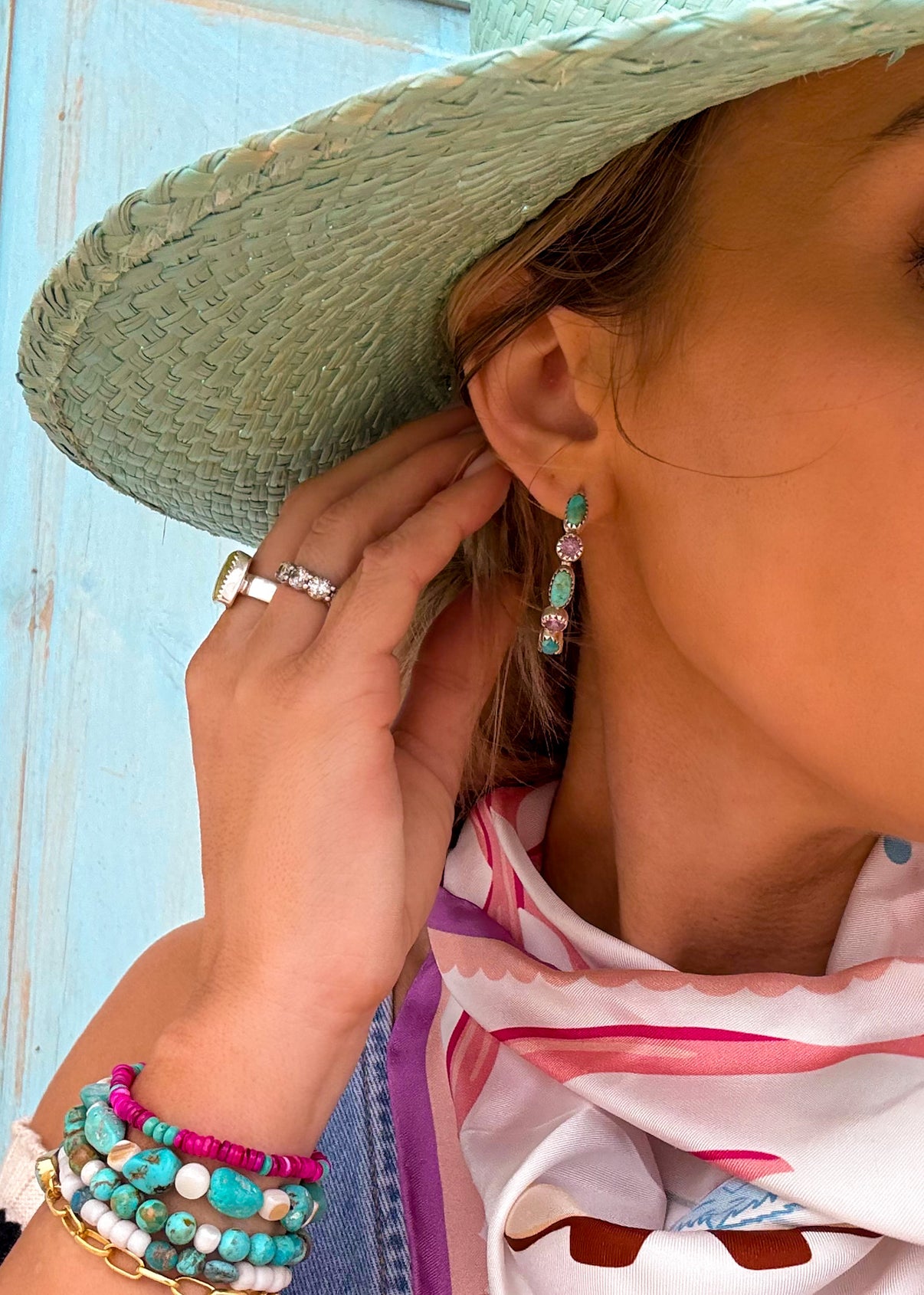 Road Trip Hoops - Turnback Pony ™ - Earrings