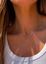 Load image into Gallery viewer, Pink Dahlia Dainty Pony Club Necklace - Turnback Pony ™ - Necklace
