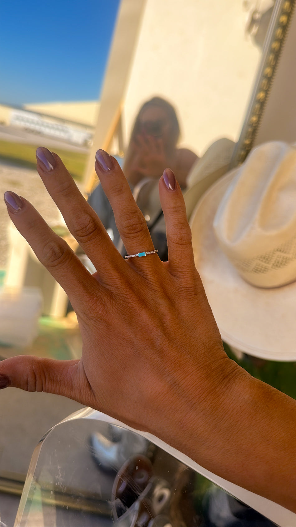 White Gold 14K Reata Ring - Turnback Pony ™ - Ring