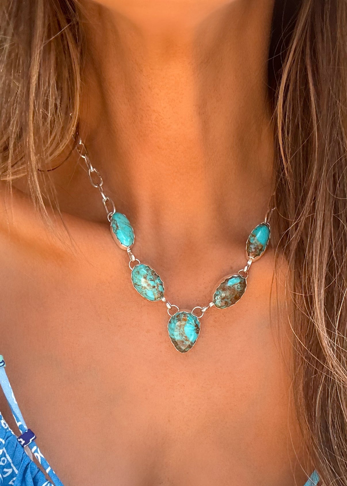 Dad’s 5 Stone Necklace 64 Carat - Turnback Pony ™ - Necklace