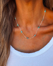 Load image into Gallery viewer, Turquoise Large Pony Club Necklace
