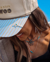 Load image into Gallery viewer, Cross and Turquoise Hat Clips
