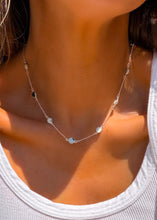 Load image into Gallery viewer, White Buffalo Large Stone Pony Club Necklace
