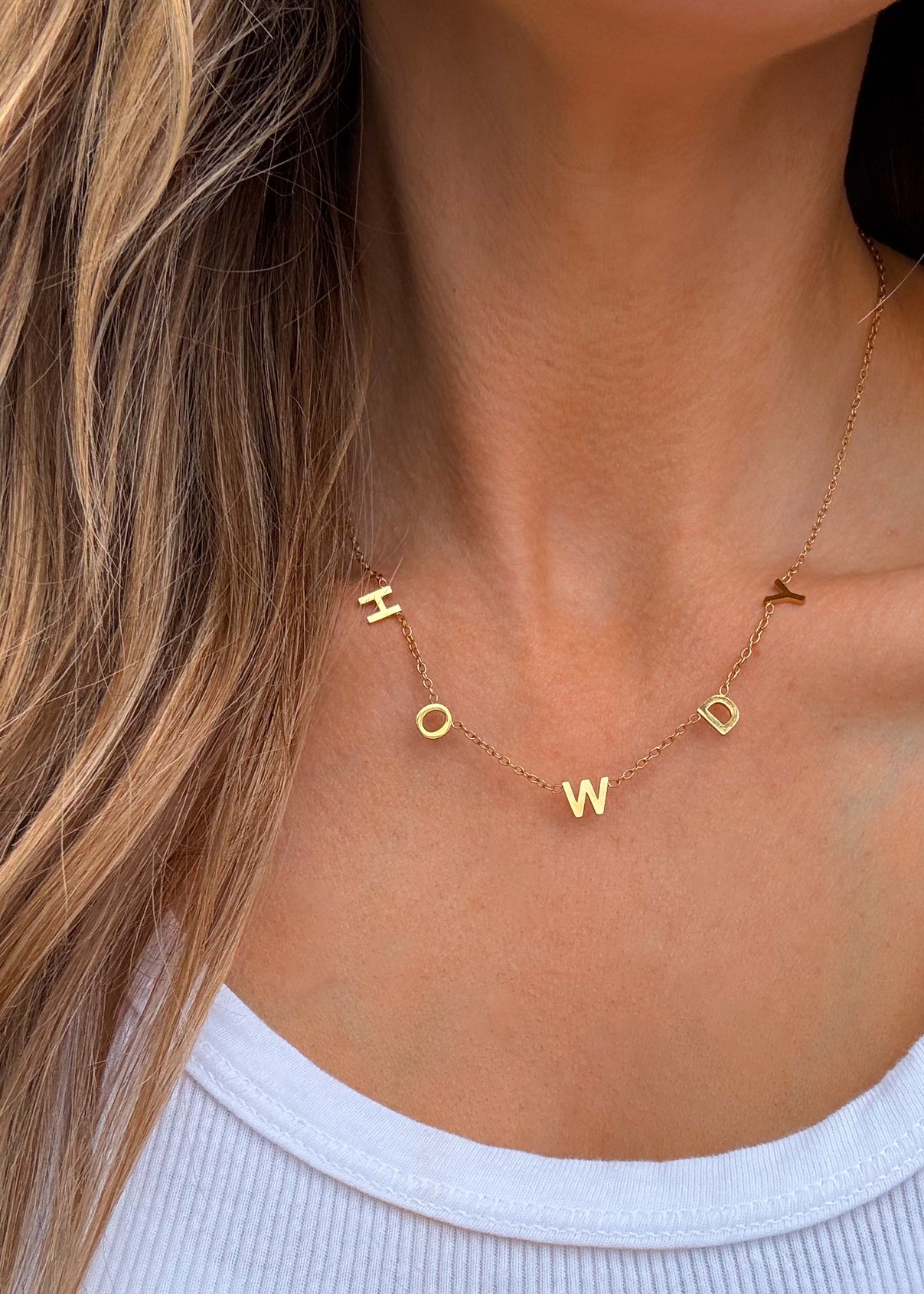 HOWDY Gold Necklace - Turnback Pony ™ - Necklace