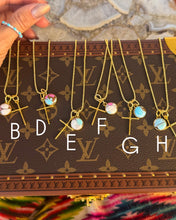Load image into Gallery viewer, He Lives Cross Gold (Cotton Candy) Necklace
