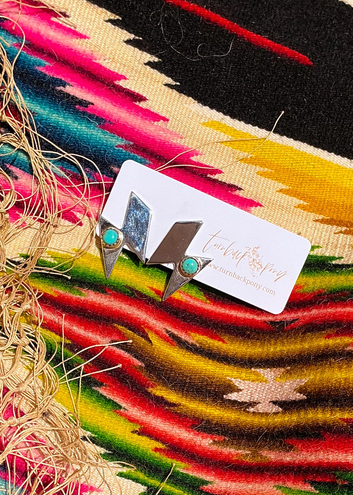 Lighting Bolt Studs - Turnback Pony ™ - Earrings