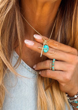 Load image into Gallery viewer, Gold Cross Necklace - Turnback Pony ™ - Necklace
