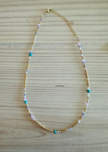 Load image into Gallery viewer, Lilac Gold Necklace
