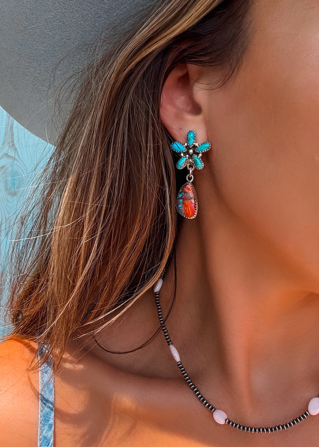 Pattern Earrings - Turnback Pony ™ - Earrings