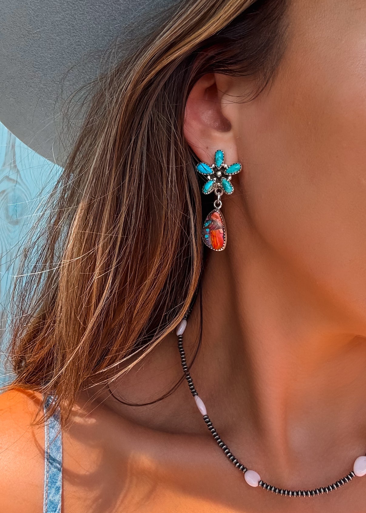 Pattern Earrings - Turnback Pony ™ - Earrings