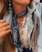 Load image into Gallery viewer, MULTI STONE PEARL Necklace - Turnback Pony ™ - Necklace

