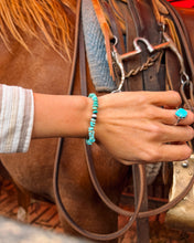 Load image into Gallery viewer, Tia Turquoise Bracelet - Turnback Pony ™ - Bracelets
