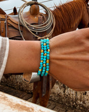 Load image into Gallery viewer, Palomino and Kingman Nugget Bracelet
