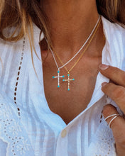 Load image into Gallery viewer, Veya Diamond Cross Necklace
