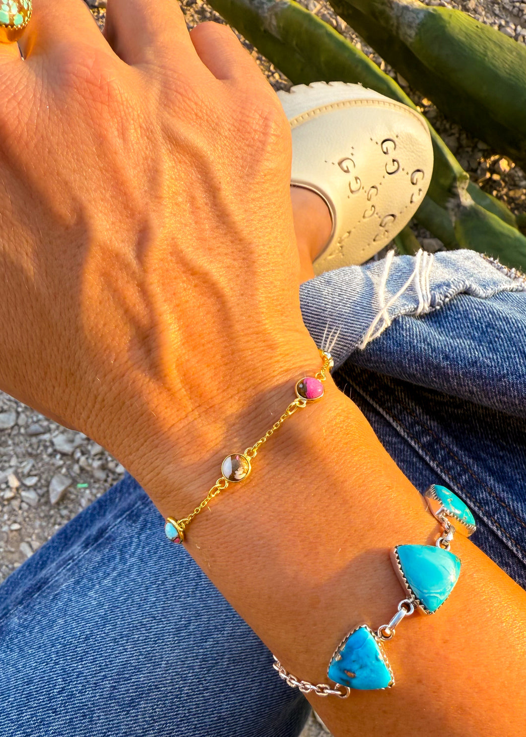 Cotton Candy Large Pony Club Bracelet