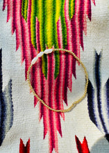 Load image into Gallery viewer, Anna 2mm Gold Navajo Style Pearl Bracelet or Girls Anklet - Turnback Pony ™ - Bracelet

