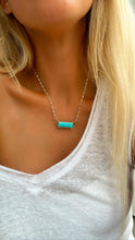 Load image into Gallery viewer, Horizontal Bar Necklace 16” - Turnback Pony ™ - 
