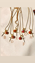 Load image into Gallery viewer, He Lives Gold (Pink Dahlia) Necklace
