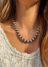 Load image into Gallery viewer, 12mm Navajo Style Pearl Necklace
