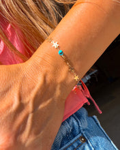 Load image into Gallery viewer, Gold Star with Stone Bracelet
