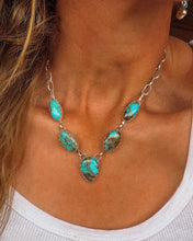 Load image into Gallery viewer, Dad’s 5 Stone Necklace 64 Carat
