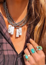 Load image into Gallery viewer, Wild Horse Vertical Bar Navajo Style Pearls
